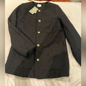 H&M jacket brand new with tags. Gold buttons super good for fall and winter.